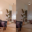 Set 3 becuri LED Philips Smart E14 C37 4.9W 470lm Full Color
