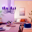 Set 3 becuri LED Philips Smart E14 C37 4.9W 470lm Full Color