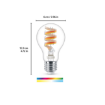 Bec LED Philips Smart E27 A60 6.3W 470lm Full Color