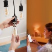Bec LED Philips Smart E27 ST64 6.3W 470lm Full Color