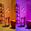 Bec LED Philips Smart E27 ST64 6.3W 470lm Full Color