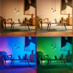 Bec LED Philips Smart E27 ST64 6.3W 470lm Full Color