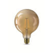 Bec LED Philips 7.2W E27 G120 650lm lumina calda PS04105