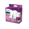 Set 2 becuri LED Philips 11W E27 A60 1055lm lumina calda PS04144