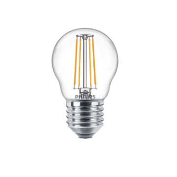 Bec LED Philips CorePro 4.3W P45 E27 470lm lumina calda PS04395