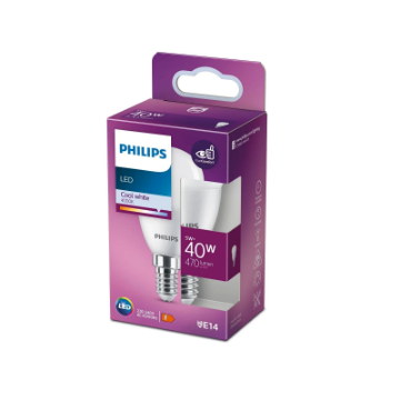 Bec LED Philips 5W E14 P45 470lm lumina neutra PS04520