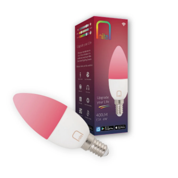 Bec LED Nita Smart WIFI Bluetooth C37 6W E14 400lm RGBW
