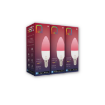 Set 3 becuri LED Nita Smart WIFI Bluetooth C37 6W E14 400lm RGBW