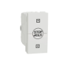 Intrerupator bipolar jaluzele Schneider Noua Unica 1 modul 10A alb lucios IP40 IK04