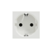 Priza schuko Schneider Noua Unica 2P+E 16A alb lucios IP20 IK04