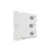 Priza standard italian Schneider Noua Unica 1 modul 16A 2P+E alb lucios IP21 IK01