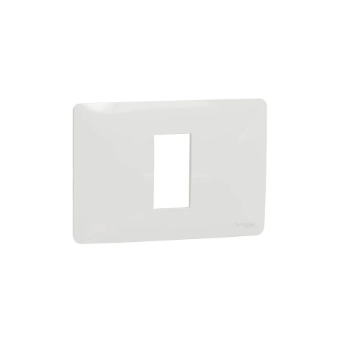 Rama decorativa Schneider Noua Unica Studio 1 modul alb lucios