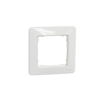 Rama decorativa Schneider Sedna Design 1 post alb lucios