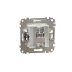 Priza TV finala Schneider Sedna Design 4dB alb lucios
