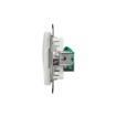 Priza date Schneider Sedna Design RJ45 Cat 5E UTP alb lucios