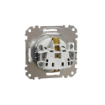 Priza schuko simpla Schneider Sedna Design obturatoare 2P+E 16A alb lucios