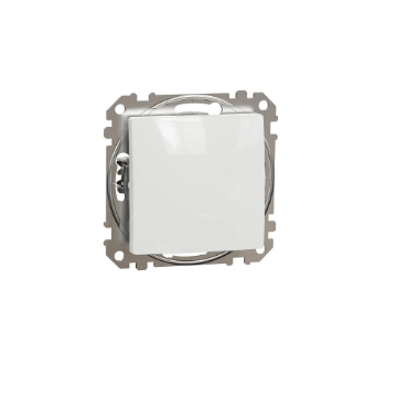 Intrerupator revenire Schneider Sedna Design 10A alb lucios IP20