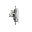 Intrerupator dublu Schneider Sedna Design 10AX alb lucios IP20