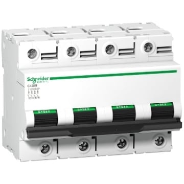 Siguranta automata Schneider Acti9 C120N 4P 100A C A9N18374