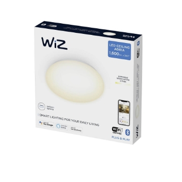 Plafoniera LED WiZ Connected Adria White RD 17W 2700k 1600lm
