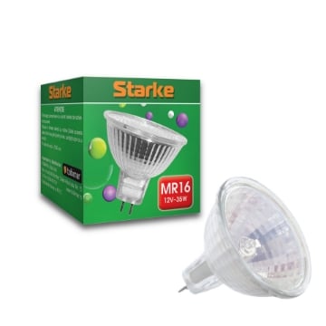 Bec halogen spot Starke 35W MR16 GU5.3 300LM lumina calda ST00179