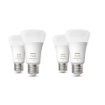 Imagine Pachet Philips Hue 4 Becuri E27 9W A60 1100lm Bluetooth Zigbee White and Color Ambiance control asistenti vocali