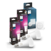 Imagine Pachet Philips Hue 2 Becuri E27 A67 13.5W 1600lm White and Color Ambiance Tap Dial Switch White compatibil asistenti vocali