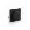 Imagine Pachet Philips Hue 2x Dimmer Switch Intrerupator negru touch IP20 compatibil asistenti virtuali