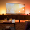 Pachet Philips Hue Veioza alba Go BT 6W 520lm Lightstrip 2ml 20W 1700lm White and Color Ambiance Bluetooth Zigbee control asistenti virtuali