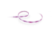 Pachet Philips Hue Lightstrip 2ml baza 20W 1700lm White and Color Ambiance Priza inteligenta IP20 compatibilitate asistenti virtuali