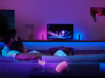 Imagine Pachet Philips Hue Lightstrip TV 55inch 20W 1100lm White and Color Ambiance si HDMI Sync Box 4K DolbyVision