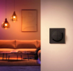 Pachet Philips Hue Lightstrip 2ml baza 20W 1700lm White and Color Ambiance si Intrerupator negru touch IP20 Bluetooth Zigbee
