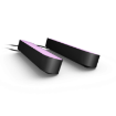 Pachet Philips Hue Play DoublePack Black 6.6W 500lm si banda LED 2ml 20W 1700lm White and Color Ambiance Bluetooth Zigbee