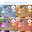 Pachet WiZ Connected 3 becuri LED Philips Smart 4.9W E14 470lm lumanare RGB Senzor miscare smart raza actiune 3m