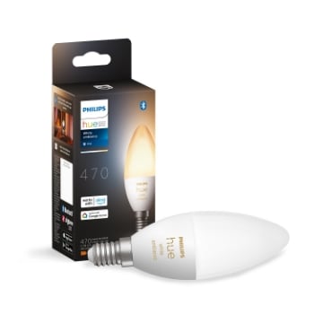 Bec LED Philips Hue BT E14 B39 5.2W 470lm White Ambiance