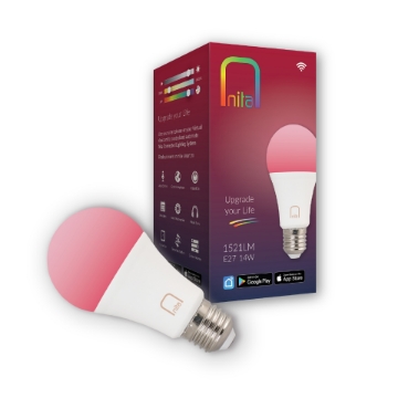 Bec LED Nita Smart WIFI Bluetooth A70 14W E27 1521lm RGBW