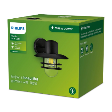 Aplica exterior Philips Inyma WA Black 25W IP44
