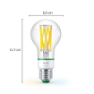 Bec LED WiZ Connected Filament UltraEfficient E27 A60 4.3W 903lm Tunable White