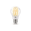 Bec LED WiZ Connected Clear Glass E27 A60 7W 806lm Tunable White