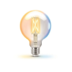 Bec LED WiZ Connected Clear Glass E27 G95 7W 806lm Tunable White