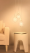 Bec LED WiZ Connected Clear Glass E27 G125 7W 806lm Tunable White