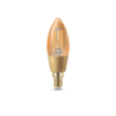 Bec LED WiZ Connected Amber Glass E14 C35 4.9W 370lm Tunable White