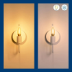 Bec LED WiZ Connected Amber Glass E14 C35 4.9W 370lm Tunable White
