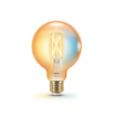 Bec LED WiZ Connected Amber Glass E27 G95 7W 640lm Tunable White
