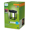 Lampa solara Philips Camill Square Black-Opal senzor miscare 1.4W 3000k 250lm IP44