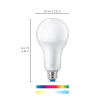 Bec LED WiZ Connected E27 A80 18.5W 2452lm RGBW