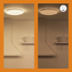 Plafoniera LED smart rotunda WiZ Connected Adria White 17W 1600lm 2700k IP20
