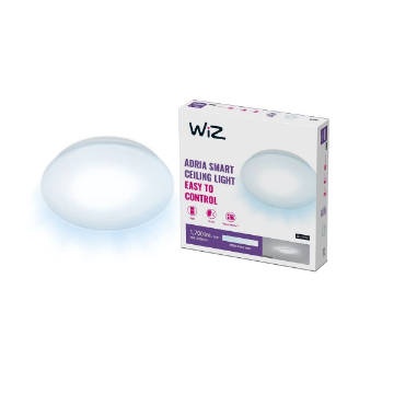 Plafoniera LED smart rotunda WiZ Connected Adria White 17W 1700lm 4000k IP20
