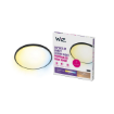 Plafoniera LED smart neagra WiZ Connected SuperSlim Round 14W 1300lm Tunable White