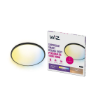 Plafoniera LED smart neagra WiZ Connected SuperSlim Round 22W 2450lm Tunable White